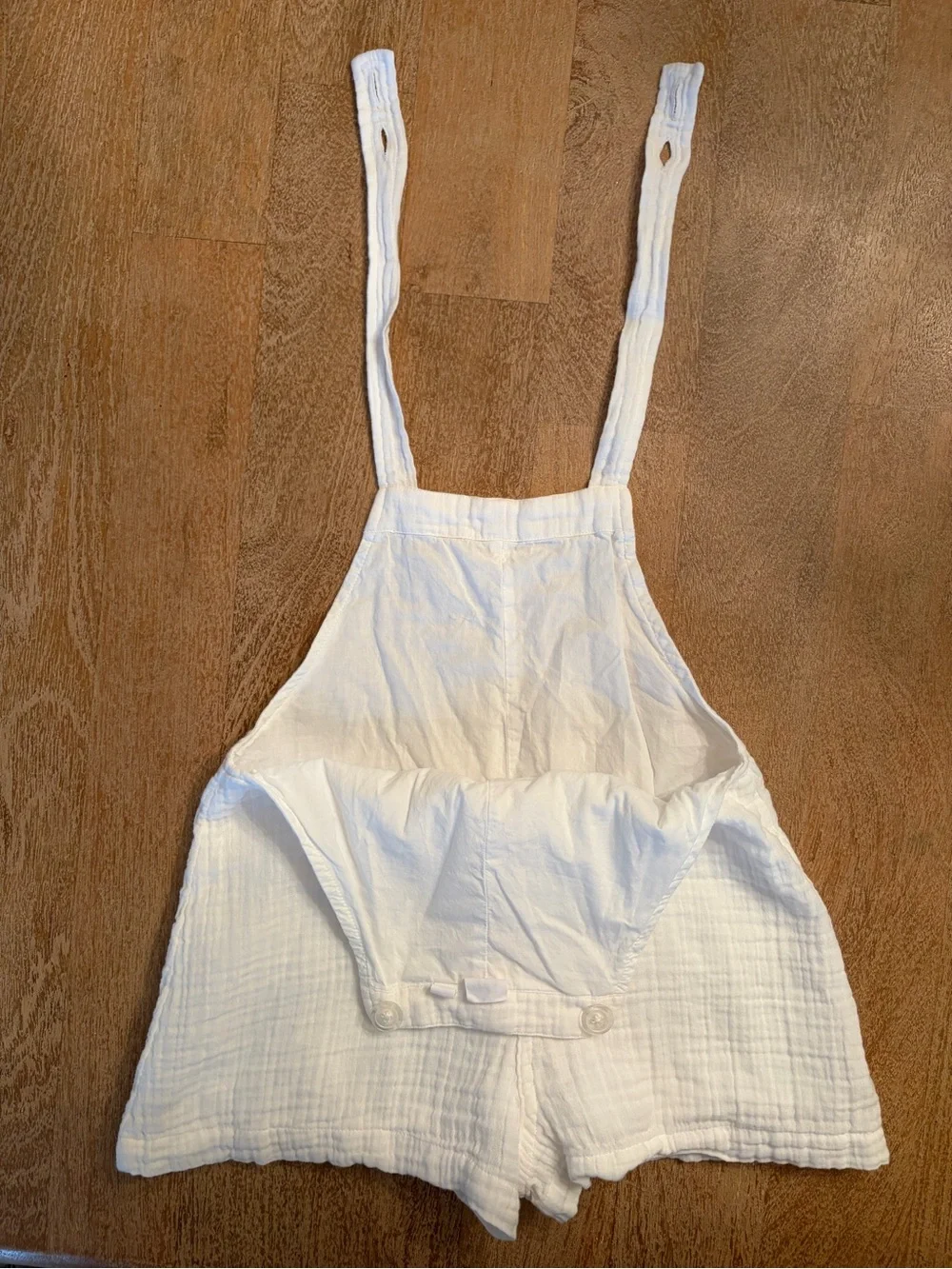 GAP White Gauze Romper Shorts